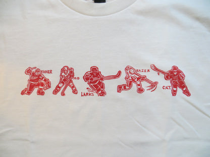 The Starting 5 T-shirt: Detroit Hockey Mini Stamps