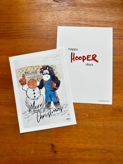 Michigan Mascot Christmas Cards