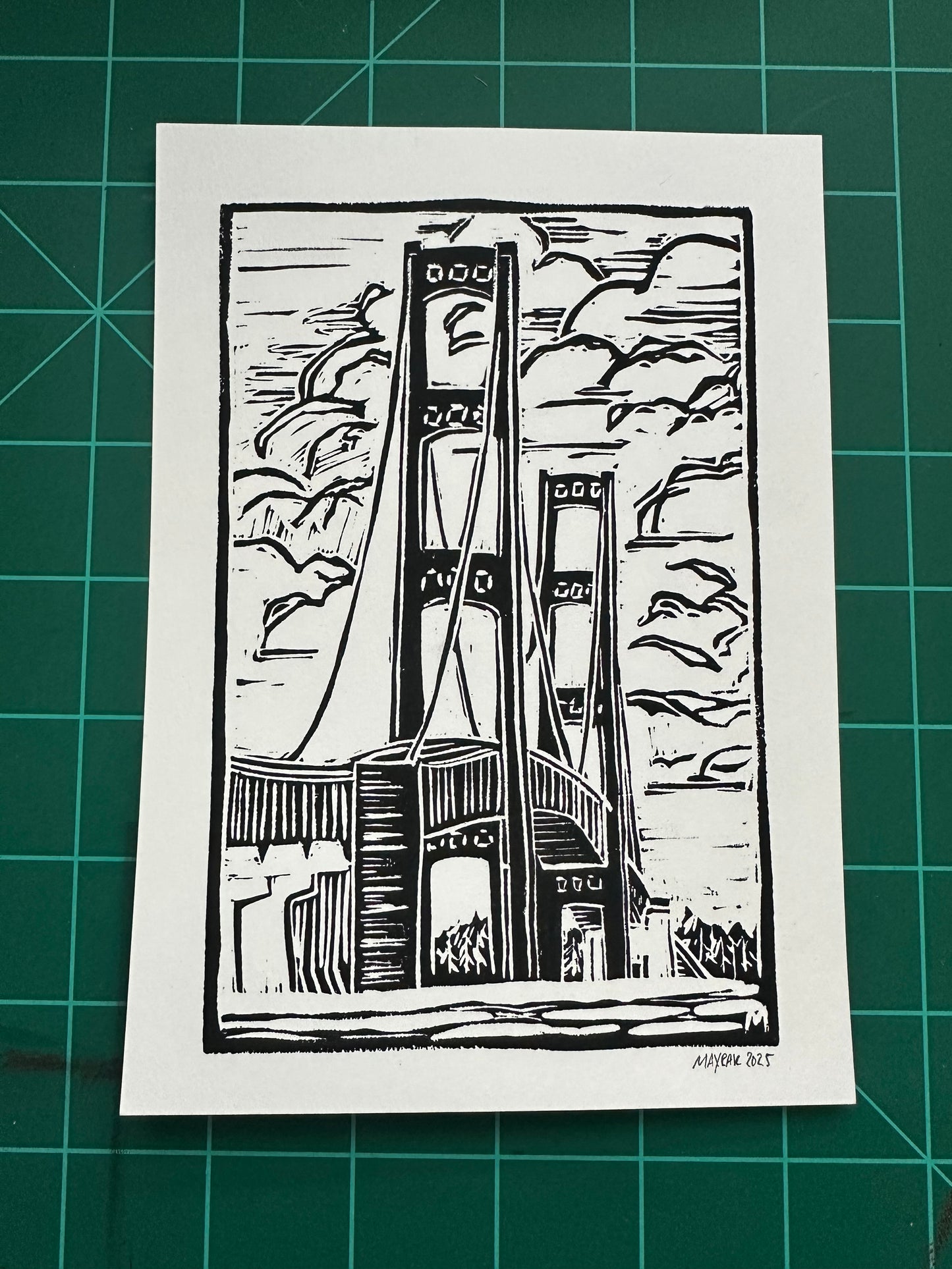 Mackinac Bridge Print