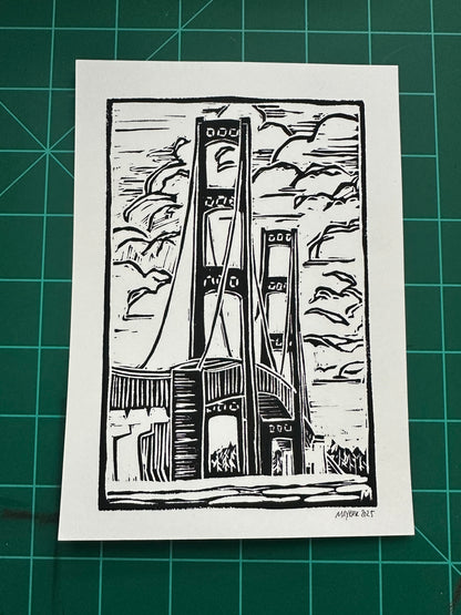 Mackinac Bridge Print