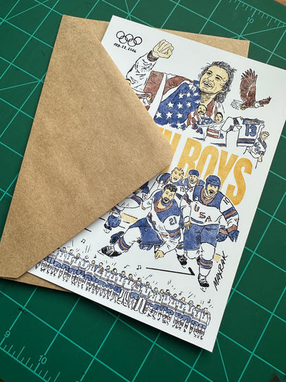 USA "Golden Boys" Print