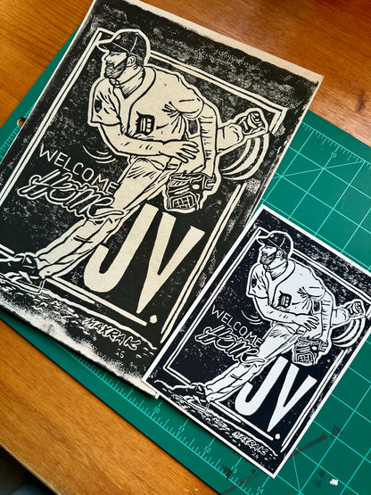 "Welcome Home, JV" Print